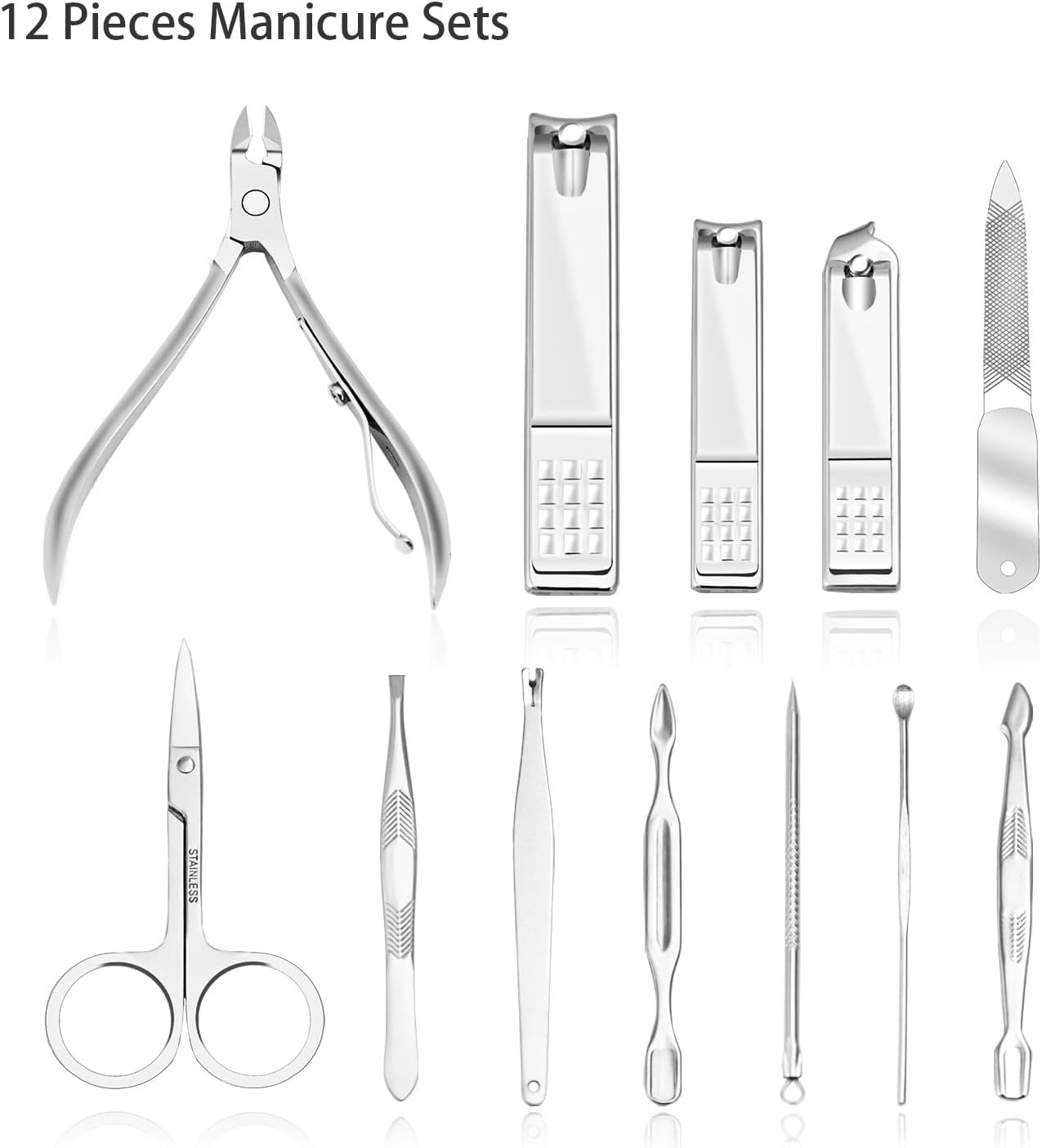 Cueen Professional Manicure & Pedicure Tool Kit