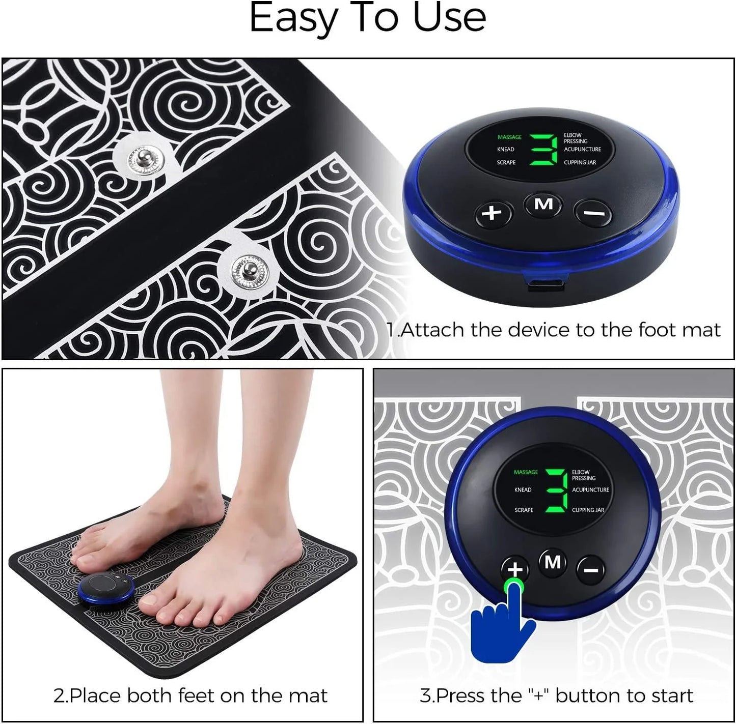 Cueen™ Electric Foot Massager