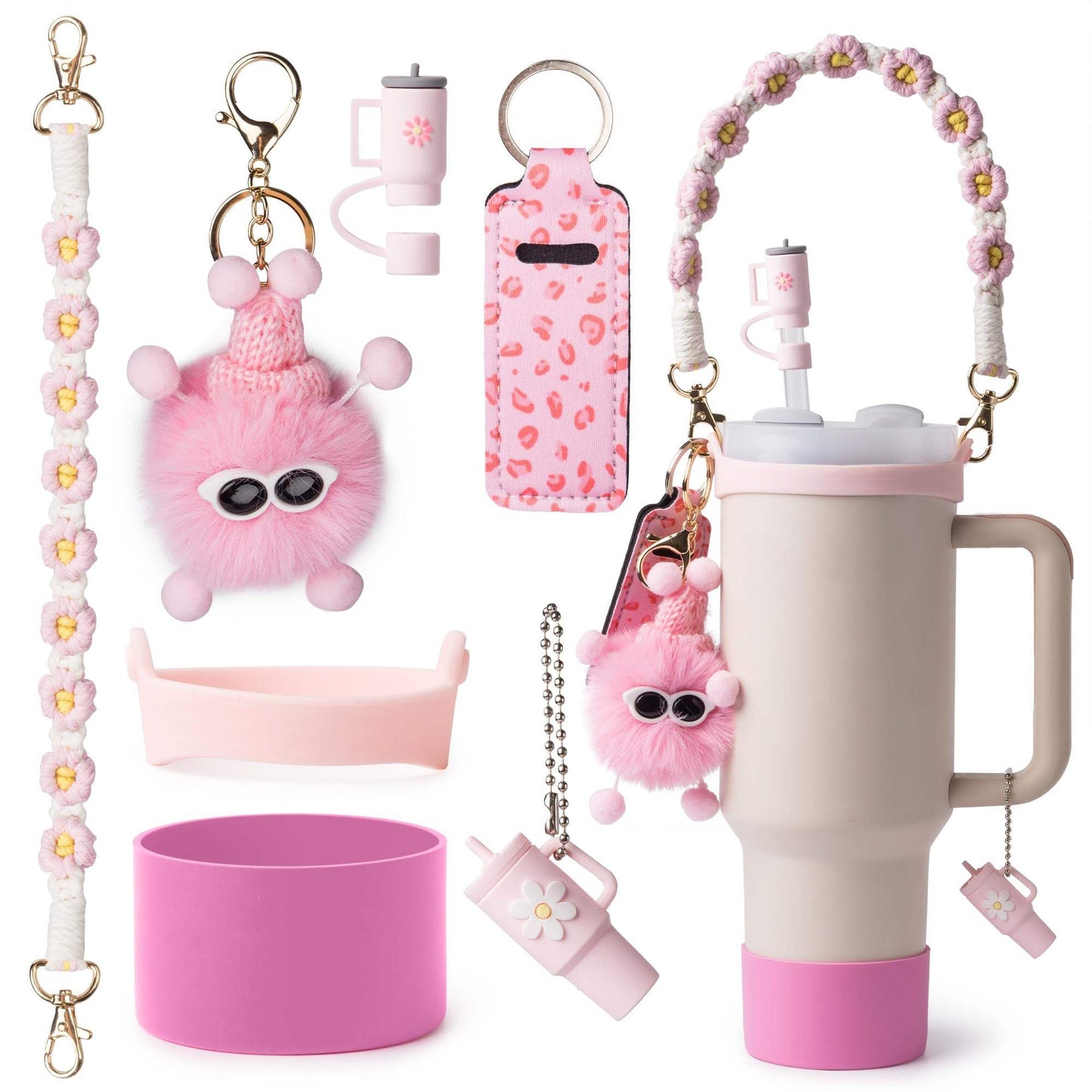 Braided Strap Tumbler & Accessory Set