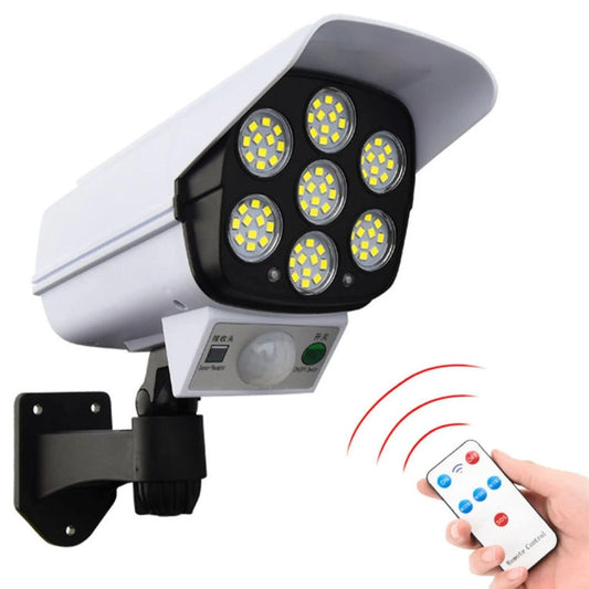 Solar Motion Sensor Camera Shaped Light With Remote Control