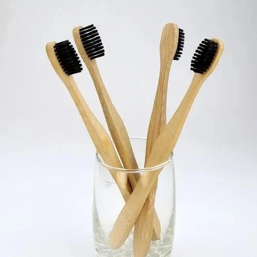 Cueen™ Charcoal Bamboo Toothbrush