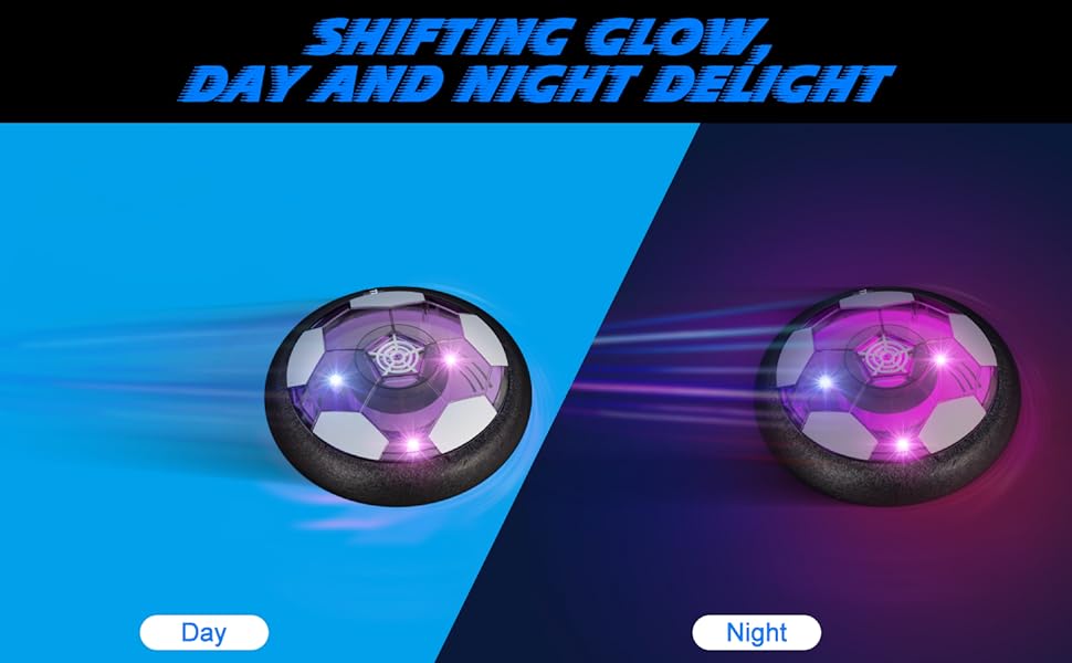 Cueen™ Indoor LED Light Battery Powered Fun Air Football Game