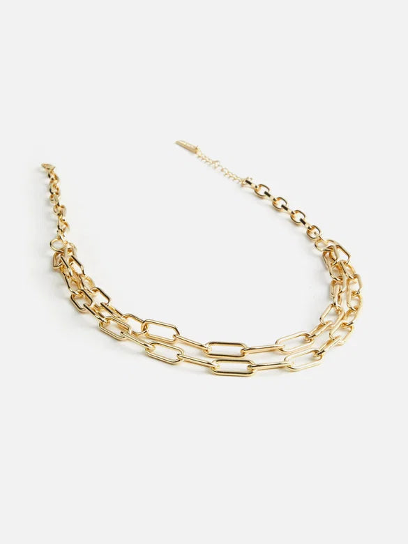 Cueen™ Chain Links Layered Necklace