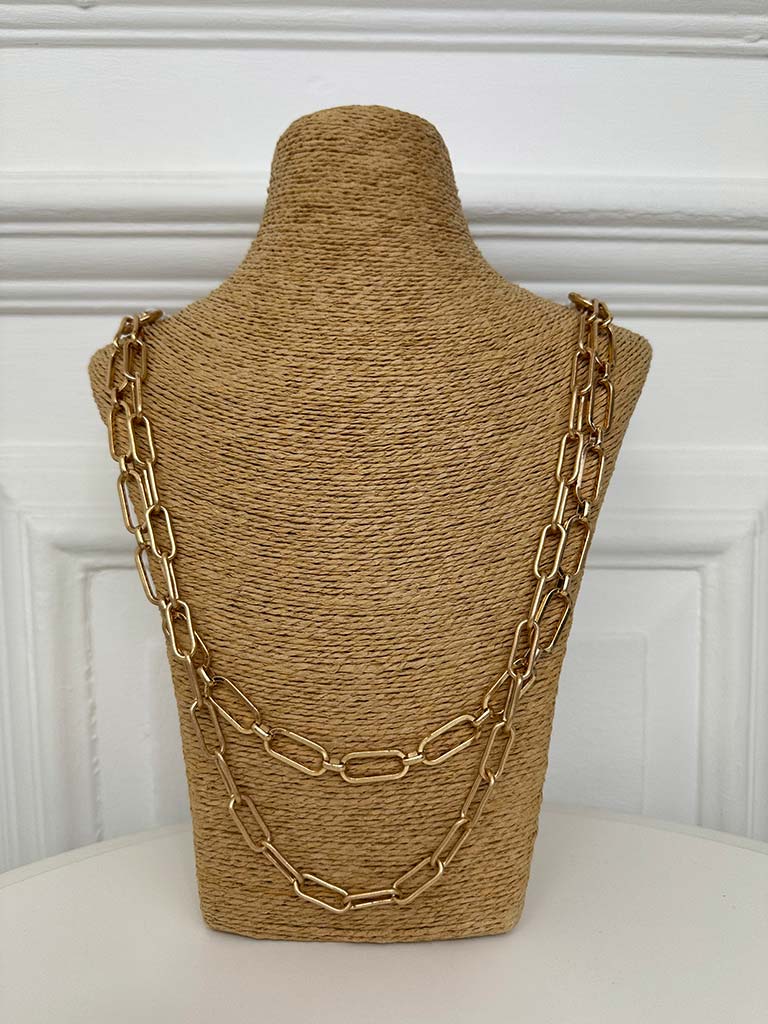 Cueen™ Chain Links Layered Necklace