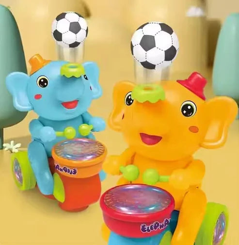 Cueen™ Musical Elephant Drummer Toy