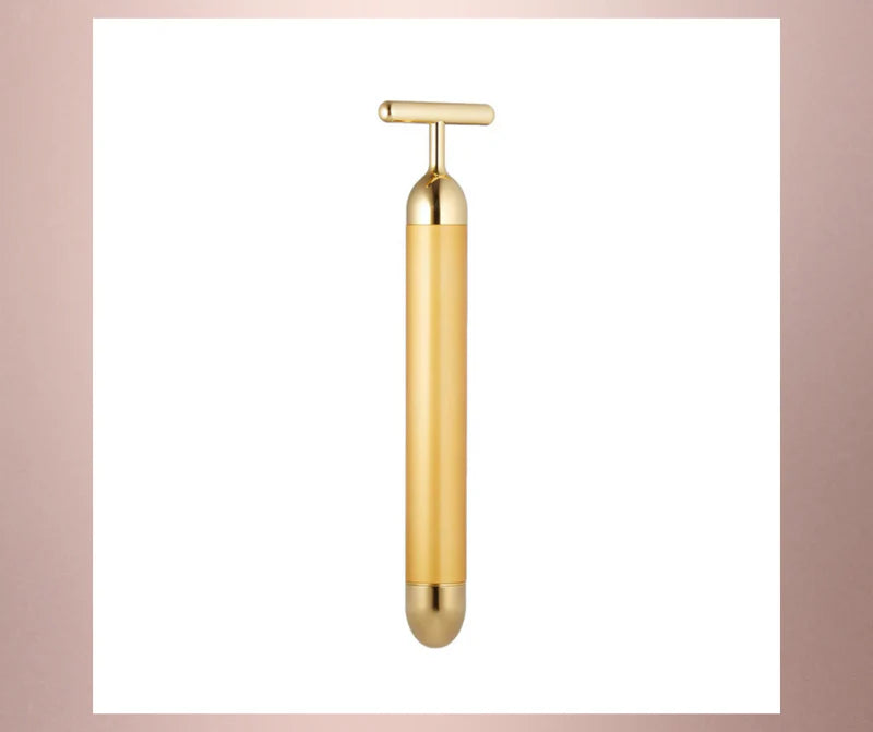 Cueen Gold Electric Facial Massage Roller