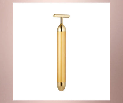 Cueen Gold Electric Facial Massage Roller