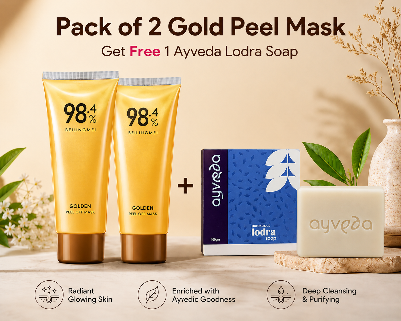 Cueen™ Magical Gold Peel Off Mask
