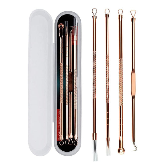 Cueen™ 4Pcs Blackhead Pimple Golden Remover Tools