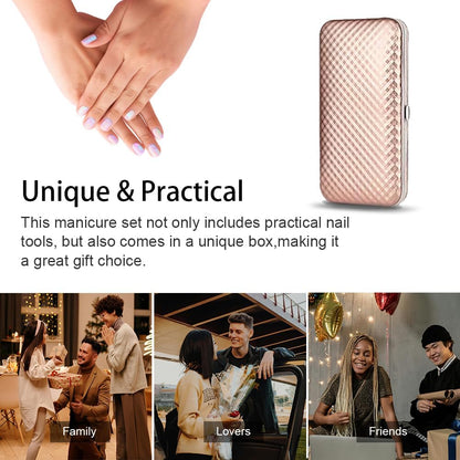 Cueen Professional Manicure & Pedicure Tool Kit