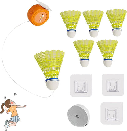 Cueen™ Self Practice Badminton Set