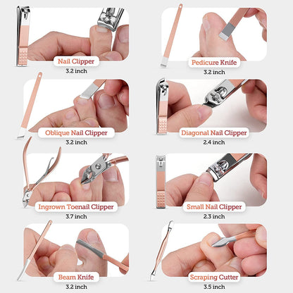 Cueen 18-in-1 Professional Manicure Set