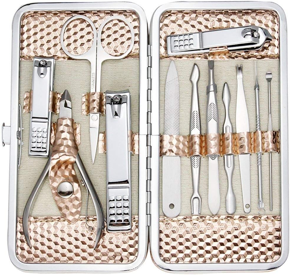 Cueen Professional Manicure & Pedicure Tool Kit