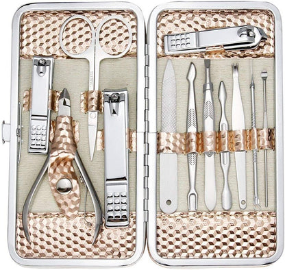 Cueen Professional Manicure & Pedicure Tool Kit