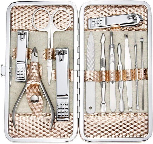 Cueen Professional Manicure & Pedicure Tool Kit