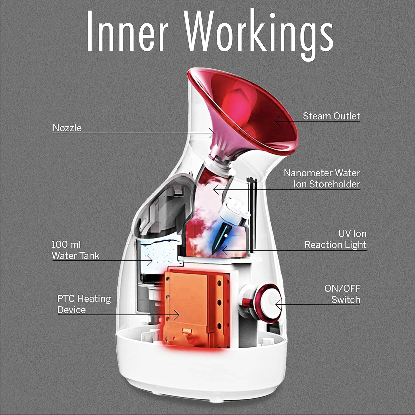 Cueen™ Facial Steamer