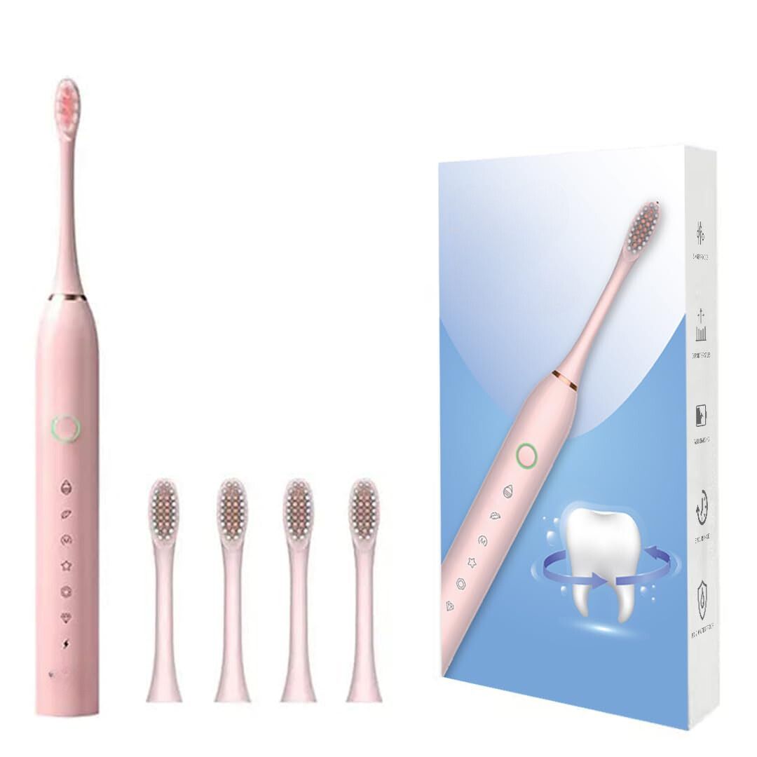 Cueen™ Sonic Electric Toothbrush 4 Brush Set
