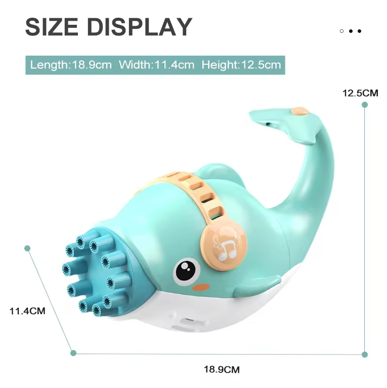 LittleTod Dolphin Bubble Blaster Gun
