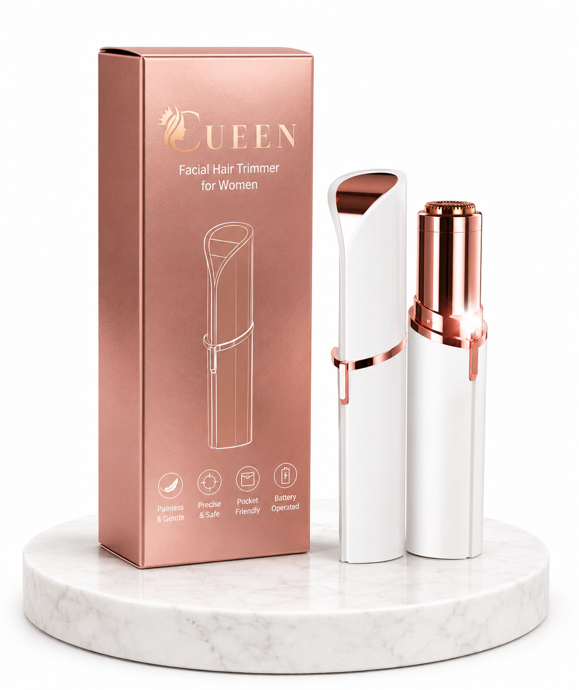 Cueen™ Face Hair Removal Trimmer for Women