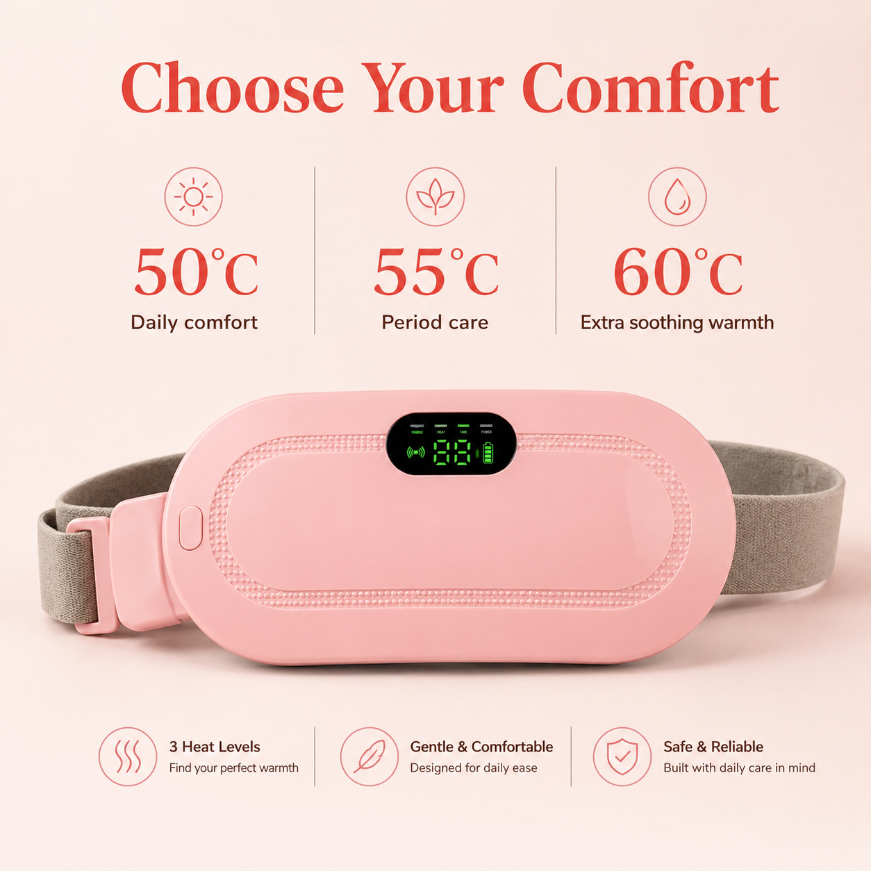 Cueen™ Periods Cramp Relief Belt