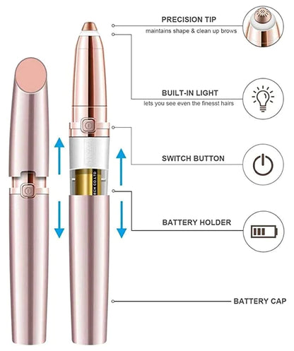 Cueen™ Eyebrow & Face LED Precision Trimmer