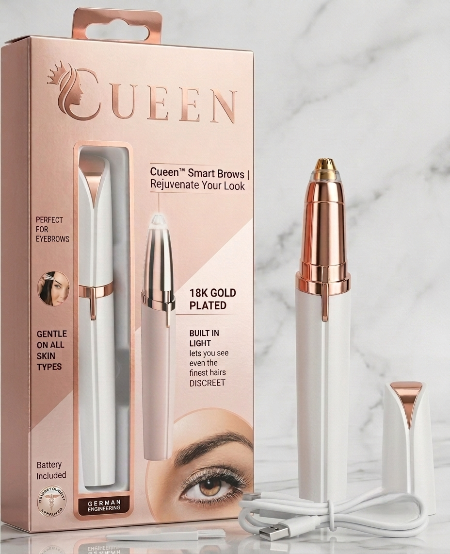 Cueen™ Eyebrow & Facial Hair Trimmer