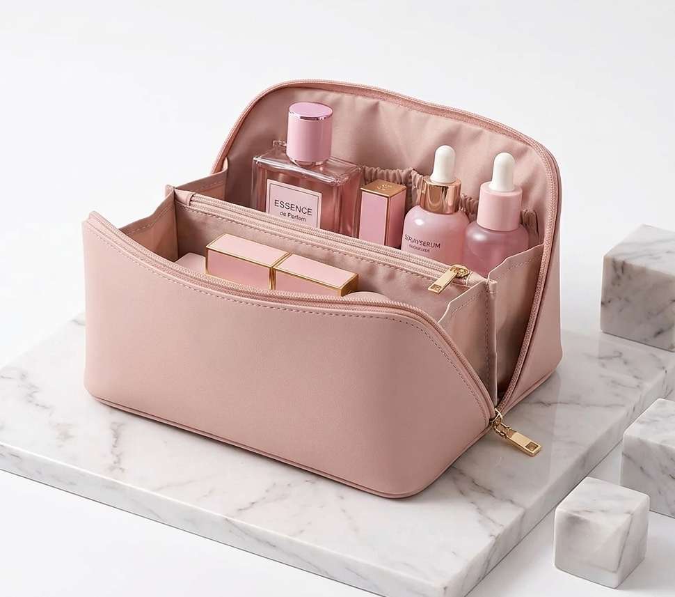 Cueen Cosmetics Zipper Pouch
