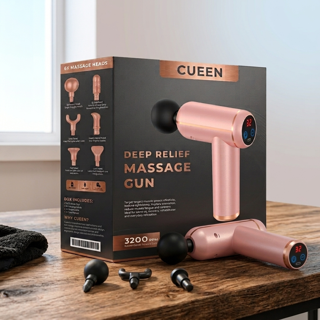 Cueen Deep Tissue Massager Gun