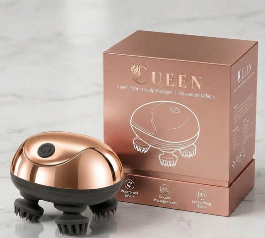 Cueen 3-In-1 Deep Relaxation Scalp and Body Massager