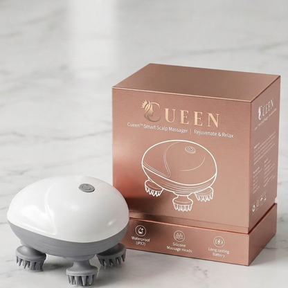 Cueen 3-In-1 Portable Electric Scalp Massager