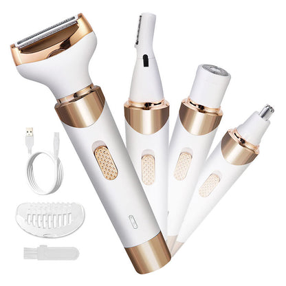 4-in-1 Cordless Electric Hair Remover For Women