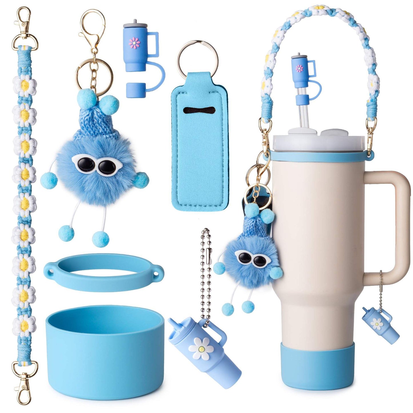 Braided Strap Tumbler & Accessory Set