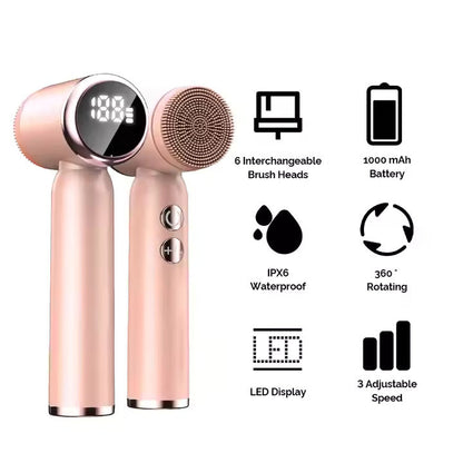 Cueen Portable Electric Facial Cleansing Brush