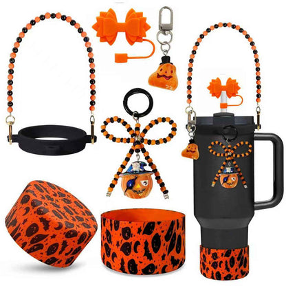Trendy Bow Tumbler & Accessories Set