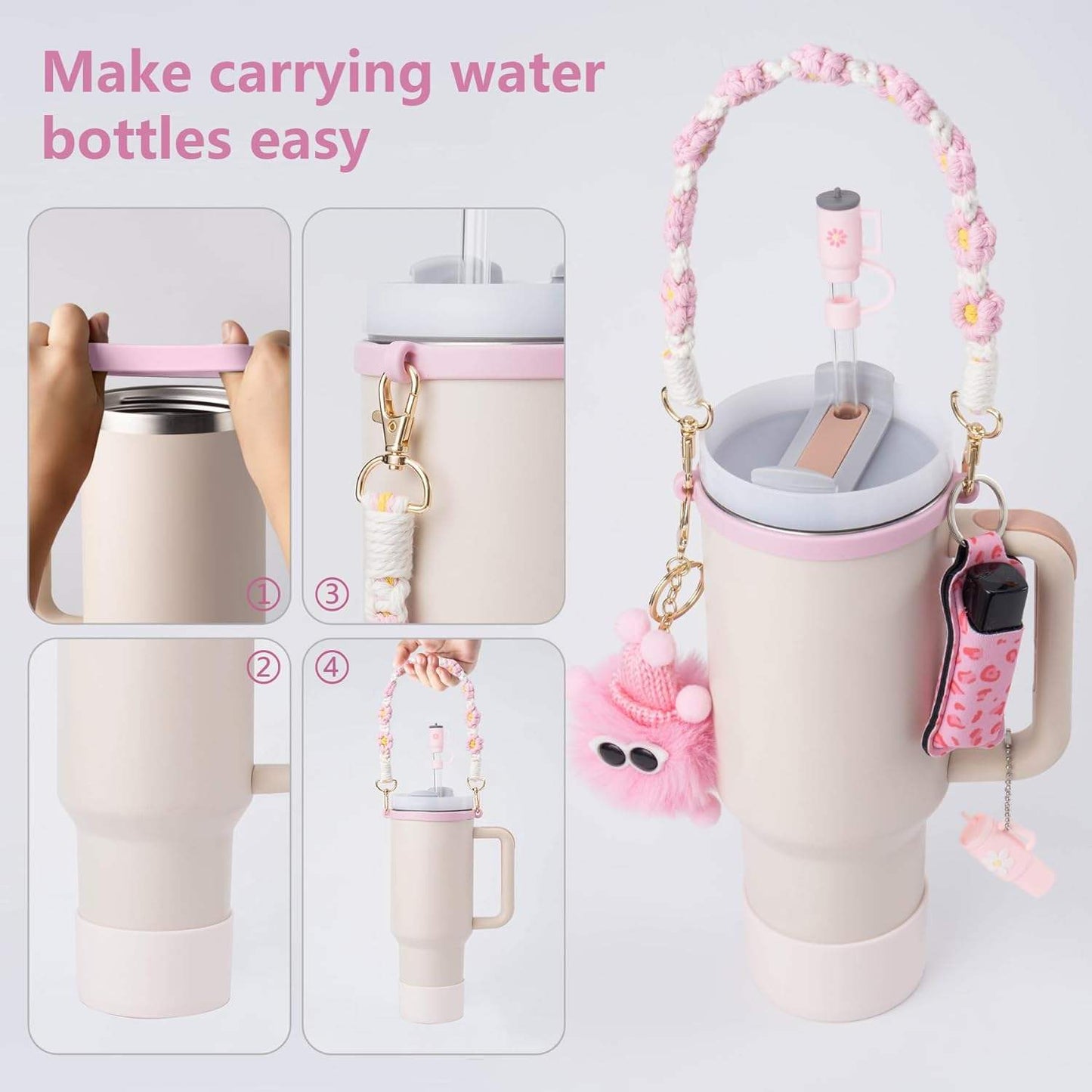 Mini Fur Tumbler & Accessories Set
