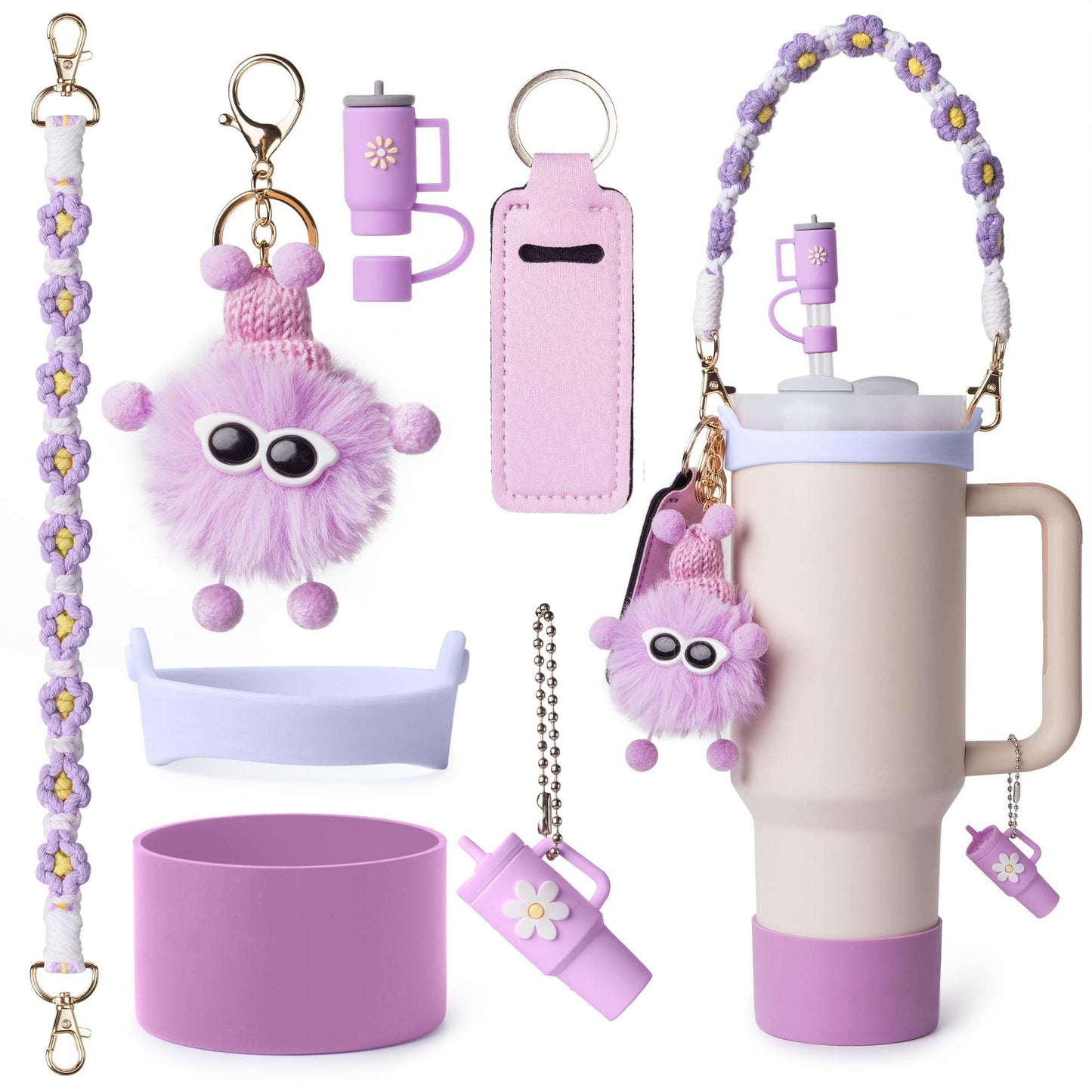 Braided Strap Tumbler & Accessory Set
