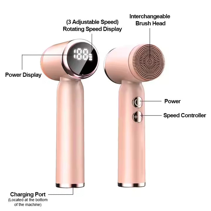 Cueen Portable Electric Facial Cleansing Brush
