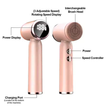 Cueen Portable Electric Facial Cleansing Brush
