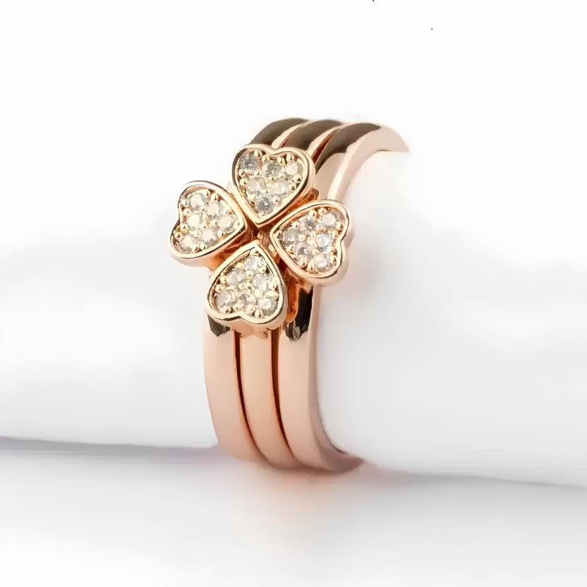 Rosy Glow Fashion Set – Complete 3-Piece Rose Gold Combo