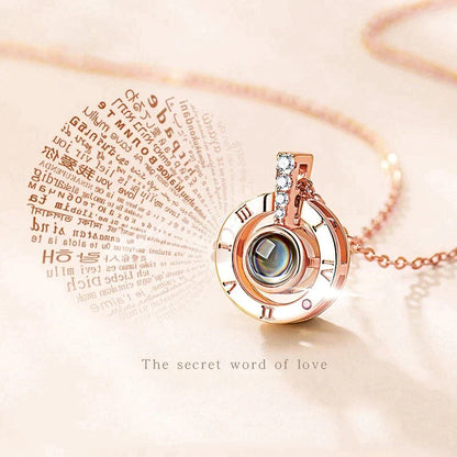 100 languages - I Love You Necklace