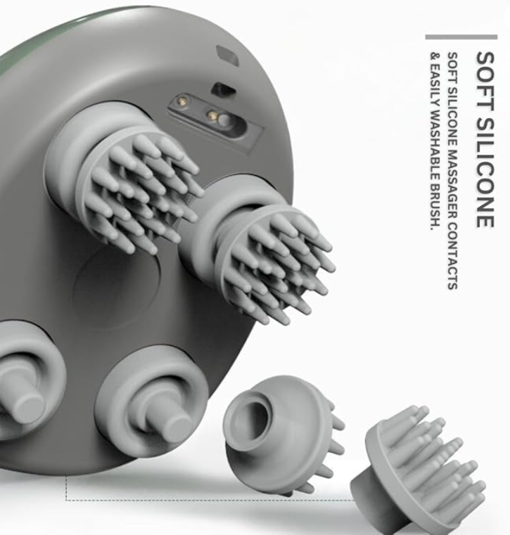 Cueen 3-In-1 Portable Electric Scalp Massager