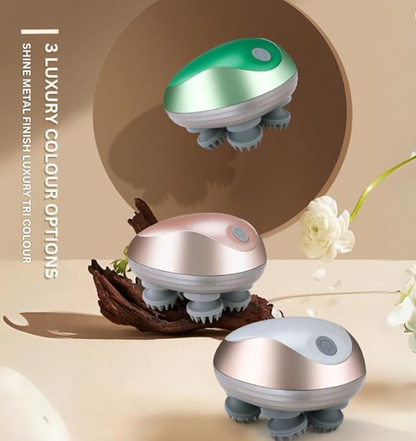 Cueen 3-In-1 Portable Electric Scalp Massager