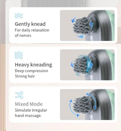 Cueen 3-In-1 Deep Relaxation Scalp and Body Massager