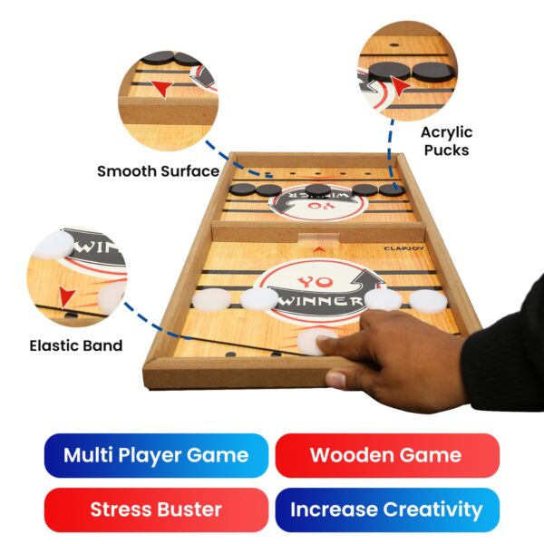 Cueen™ Foldable 2 In 1 Fastest Finger First Board Game