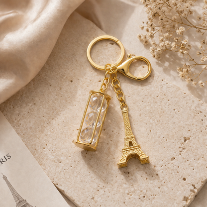 Paris Eiffel Tower Gold Bag Charm