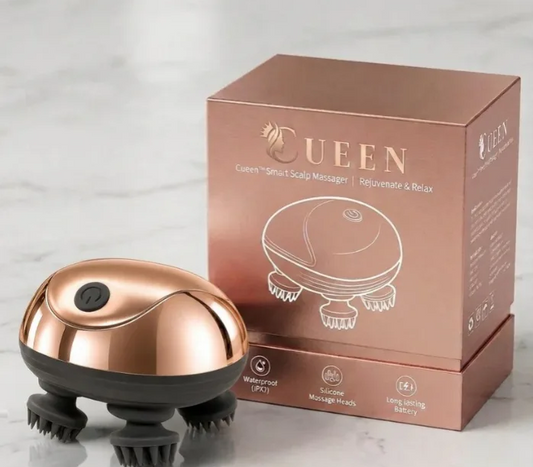 Cueen 3-In-1 Deep Relaxation Scalp and Body Massager