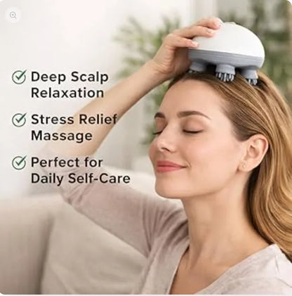 Cueen 3-In-1 Deep Relaxation Scalp and Body Massager