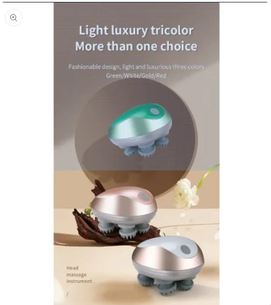 Cueen 3-In-1 Deep Relaxation Scalp and Body Massager