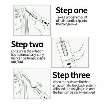 Cueen Auto Cordless Rotating Hair Curler