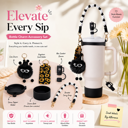 Braided Strap Tumbler & Accessory Set